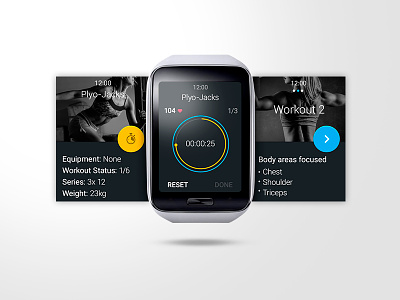 Fitness app for Samsung Galaxy Gear S apple watch fitness gear s samsung smartwatch workout