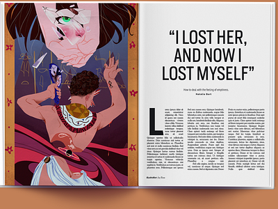 Editorial Illustration of Lost