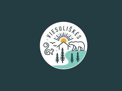 Viesuliskes Branding brand design brand identity branding cabin forest illustration illustrator logo logo design nature vector visual identity