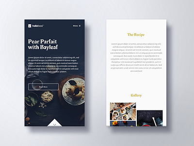 Hello Food app design digital food mobile mockup ui website