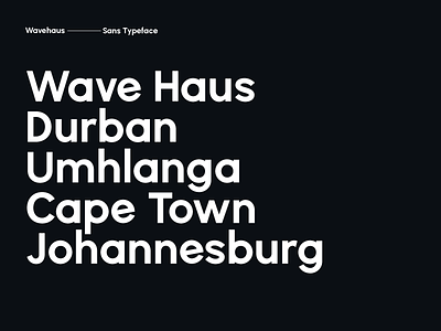 Wavehaus Typeface download family font free geometrics sans sans serif typeface typography