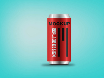 can drink mockup