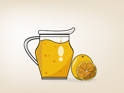 jar of orange juice diet