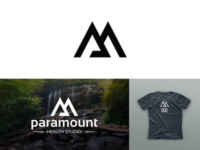 Paramount Health Studio brand and identity branding clean health logo minimal studio