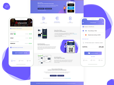 CinePerk cinema clean design mobile mobile app movies tickets ui ux
