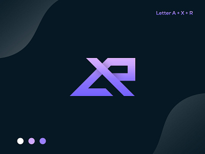 Letter A+X+R - Logo design