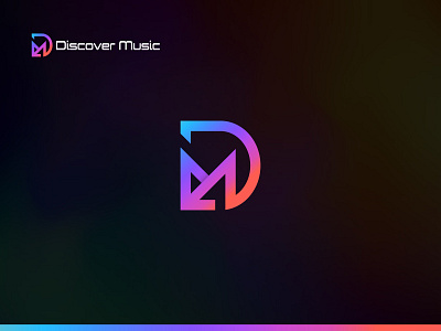 Discover Music Logo Design-Branding 99 designs logo branding business creative logo custom logo design graphic design illustration letter logo logo logo maker modern logo music logo player logo