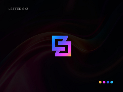 Modern S+Z Letter Logo Design