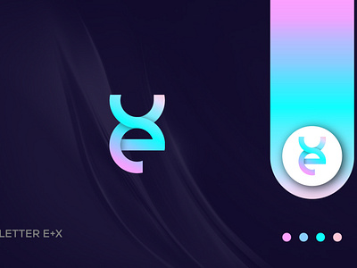 Letter E+X - Logo design