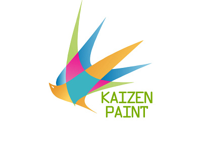 Modern logog for a paint manufacturer