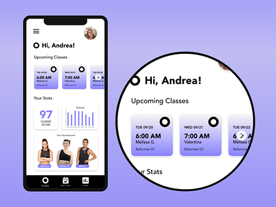 MOVE Mobile App - User Profile adobexd app appdesign design fitness fitnessap ui uidaily uidesign