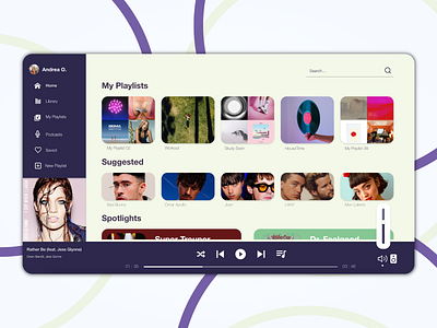 Music Player adobexd design musicplayer ui uidaily uidesign webapp webdesign