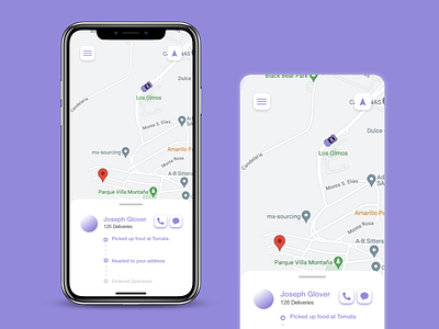 Delivery Tracking adobexd app delivery deliveryapp deliverytracking design location locationtracker map ui uidaily uidesign uiux uxui xd