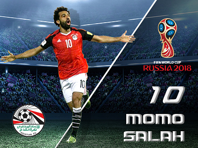 Momo Salah 10 2018 egypt football momo salah worldcup