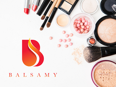 Balsamy Mockup V1 brand cosmetic creative design foundation logo makeup