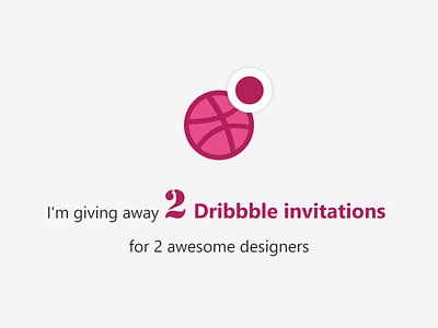 Dribbble invitations