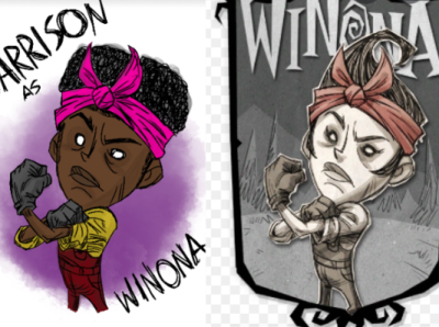 [ RE-DRAW ] "Don't Starve Together" - Winona art character concept concept art design digital digital art dont starve dont starve together game illustration recreation redraw video game winona
