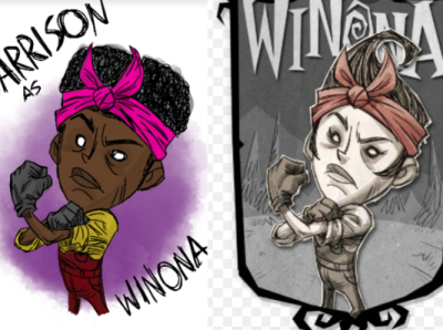 [ RE-DRAW ] "Don't Starve Together" - Winona