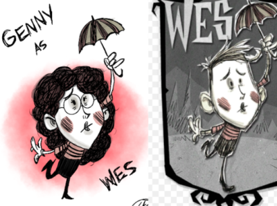 [ RE-DRAW ] "Don't Starve Together" - Wes