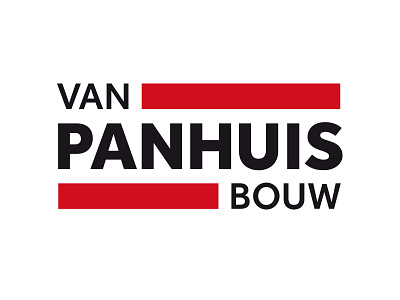 Logo Van Panhuis Bouw branding construction contractor logo