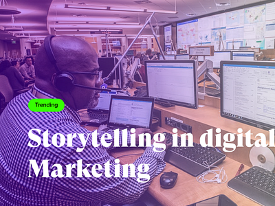 What is the importance of storytelling in digital marketing