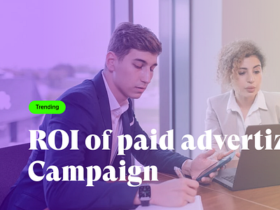 How do you measure the ROI of a paid advertising campaign