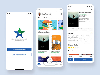 Redesign iPusnas - Digital Library Mobile App
