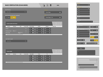 EMS Bags Scan - Functional Mock-Up