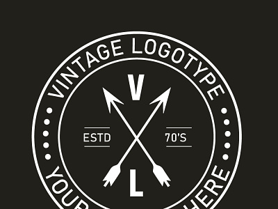 vintage logo design branding design graphic design logo motion graphics vintage logo