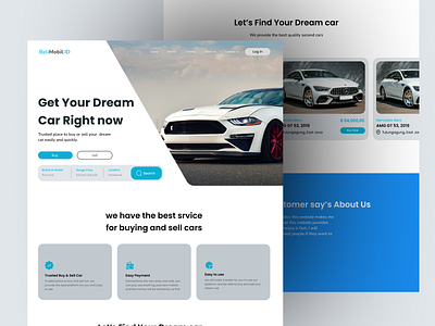 Full version belimobil.ID website design