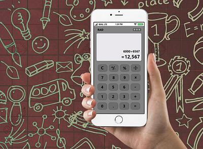 Calculator adobe xd app calculator dailyui dailyui004 dailyuichallenge design innovation mobile app design mobile app development mobile apps mobile ui photoshop ui
