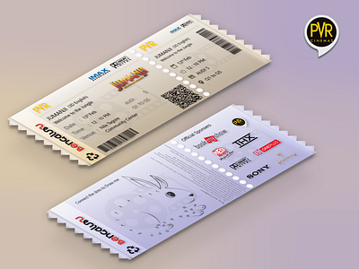 Movie Ticket adobe photoshop adobe xd design jumanji movie the rock ticket ticket booking ticket design ui user experience user experience design