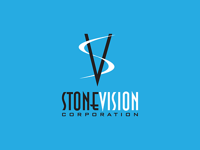 Stone Vision Corporation brand logo design