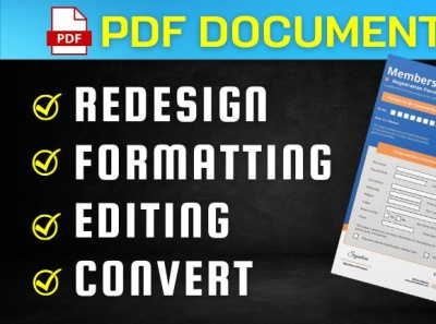 Redesign Fillable PDF Forms | Edit PDF | Convert PDF add logo in pdf convert pdf edit pdf pdf documents pdf editing pdf fillable forms retype pdf documents