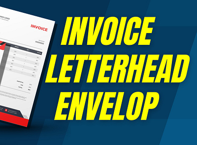 Design Invoice | Letterhead | Envelop envelop design invoice design letterhead design
