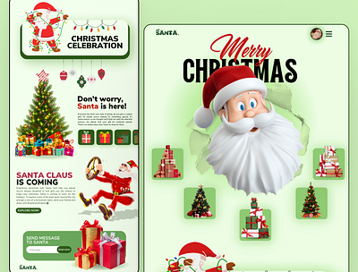 Christmas is coming 2 app branding design graphic design ui ux