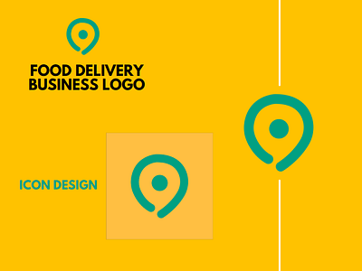 Food delivery service logo and icon design branding graphic design illustration logo