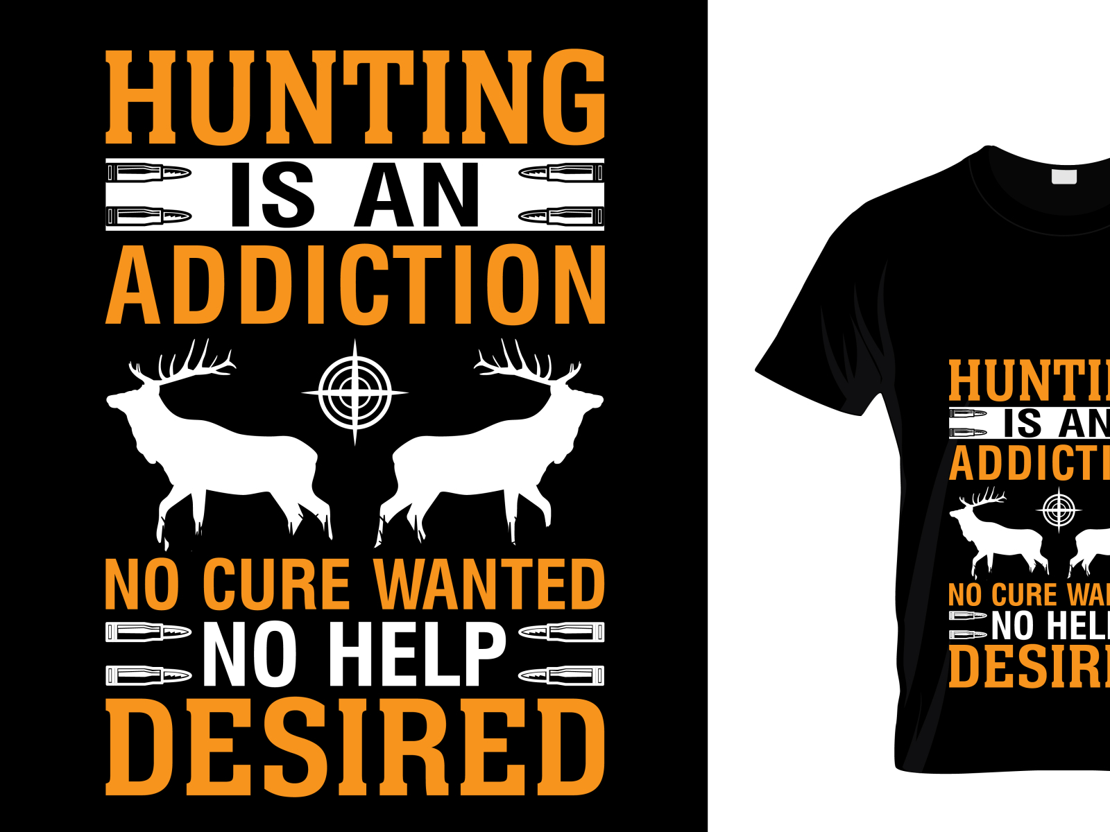 New Hunting T Shirt Design By MD TAZBID AHMED On Dribbble   3 4x 