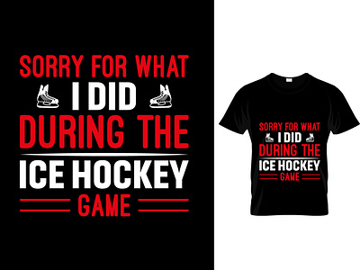 New Hockey T-Shirt Design