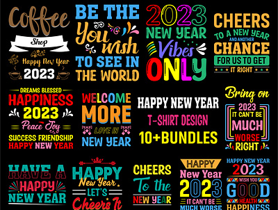 Happy New Year T-Shirt Design Bundle bindasskavya bride bundle france graphic instagramers instgood instgram jubin shah kingofediting 07 newyork t shirt design today vscorussia weddingphotography