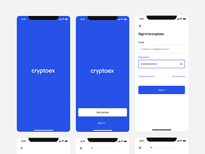 Cryptoex - Crypto Exchanging Mobile App