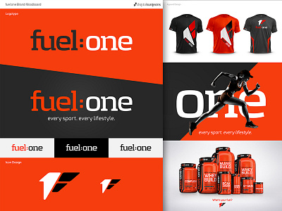 Fuel:one Design Study apparel billboard branding design design study logo moodboard print design product tshirt