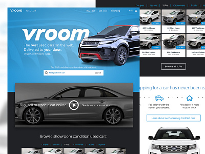 Vroom Homepage