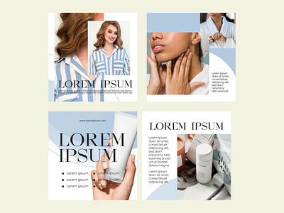 【Social Media | Instagram Feed | Flyer Design】 branding design facebook flyer graphic design instagram feed skincare social media twitter