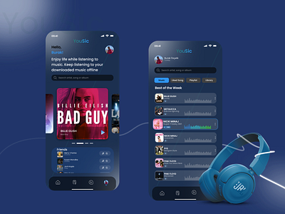 Music Application Interface UI-UX