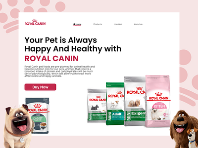 Pet Food Page UI-UX