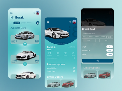 Rent a Car Mobil App UI-UX aplication app design designer figma graphic graphic design mobile rentacar softddesing ui ux uı vector