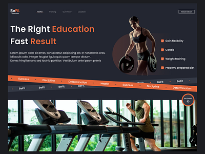 GYM Homepage app body design figma fitness graphic design gym homepage spor ui ux vector web