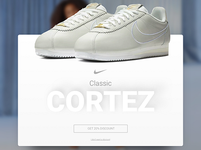 Nike Classic Cortez Cupon 016 app app concept appdesign challenge cortez dayliui design nike ui ui ux uichallange uiinspiration uitrends ux uxdesign