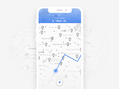 Navigation App 020 app app concept appdesign challenge dayliui design driver map navigation ui ui ux uichallange uiinspiration uitrends ux uxdesign